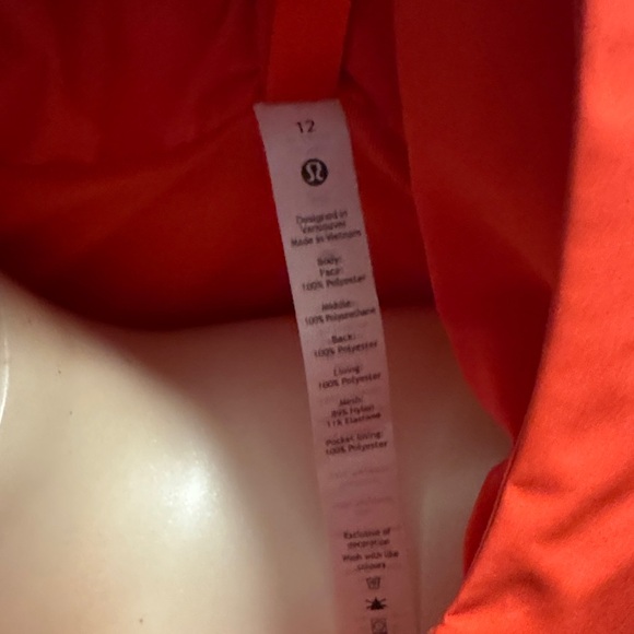 Like New Lululemon athletica Vibrant Autumn Red/Orange Hooded Utility Jacket - Picture 9 of 16